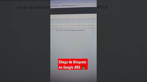 Chega de Bloqueio no Google ADS | #shorts #googleads