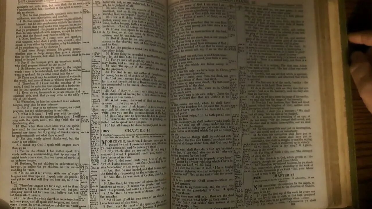 1Corinthians14 Bible Reading 22September