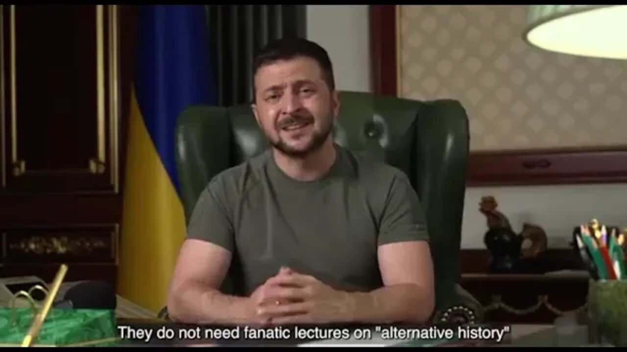 Address from Ukrainian president Volodymyr Zelenskyy