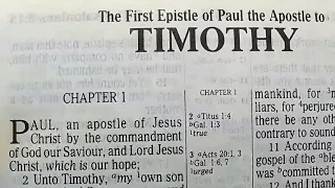 1 Timothy: Chapters 01-06