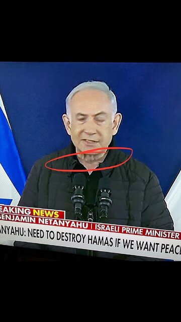Mask on Benjamin Netanyahu