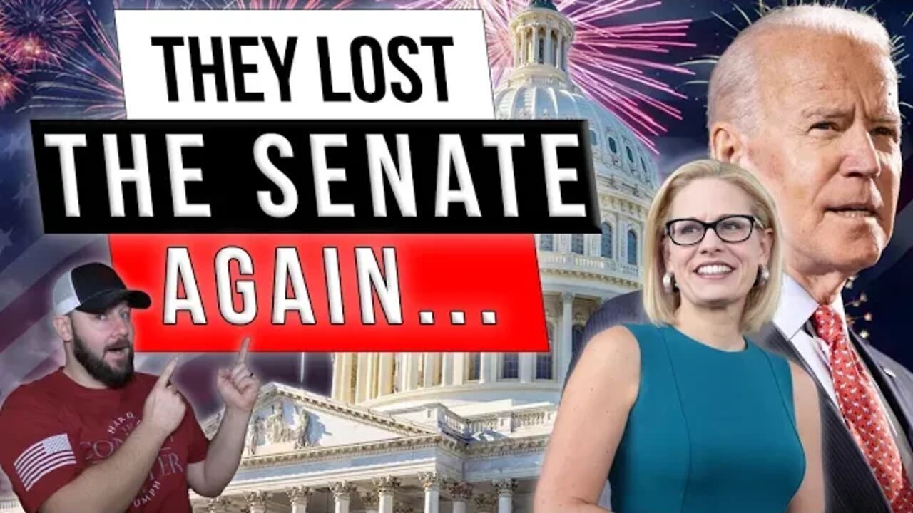 BREAKING: Sinema leaves Democrat party! Gun Controllers just LOST the SENATE… AGAIN