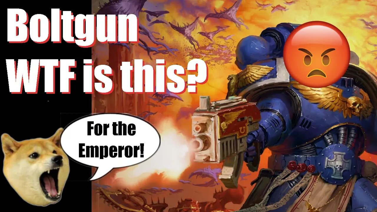 Warhammer 40k Boltgun Reaction #warhammer40k