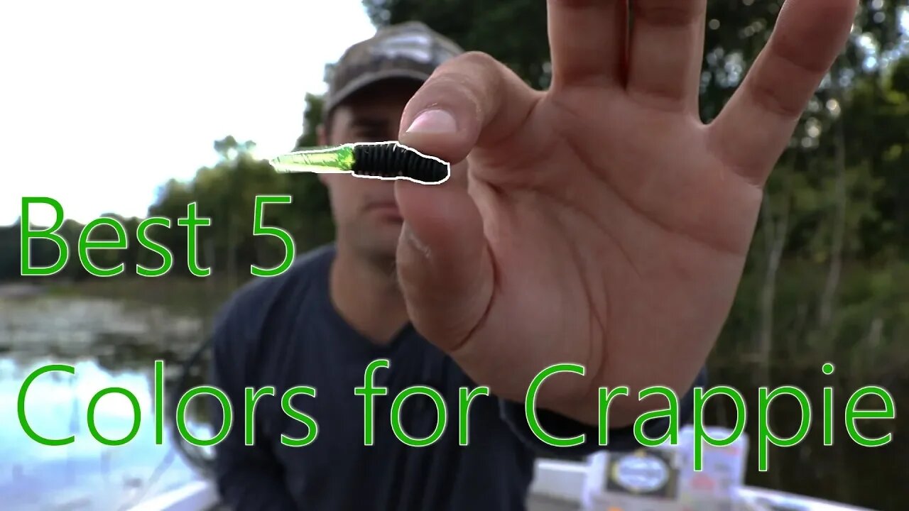 TOP 5 Colors for Crappie | How to catch Crappie in SUMMER