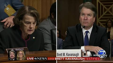 Brett Kavanaugh questioned by Sen. Dianne Feinstein