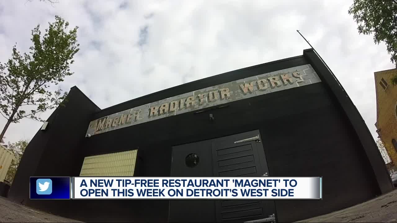 New Detroit restaurant Magnet will have a no-tipping policy when it opens later this week