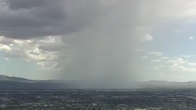 Storm caused delays at McCarran airport