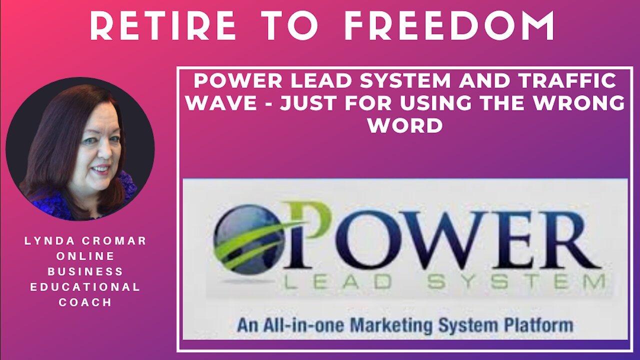 Power Lead System and Traffic Wave - Just For Using The Wrong Word