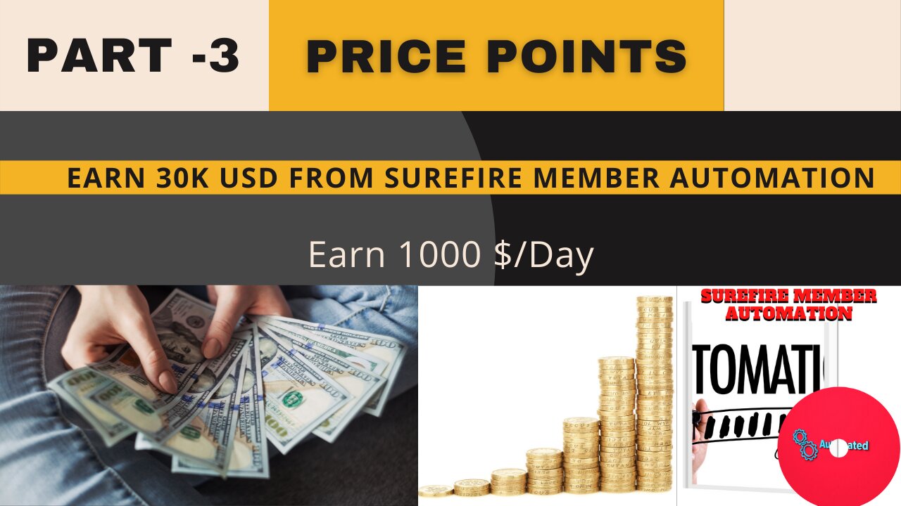 Earn 30k USD From Surefire Member Automation | Part -3 | Full Course | Step by Step