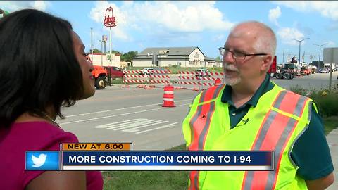 Third leg of construction begins on I-94