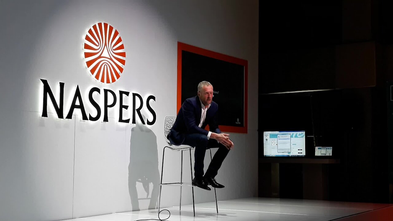 SOUTH AFRICA - Johannesburg - Naspers CEO Bob van Dijk (video) (GCK)