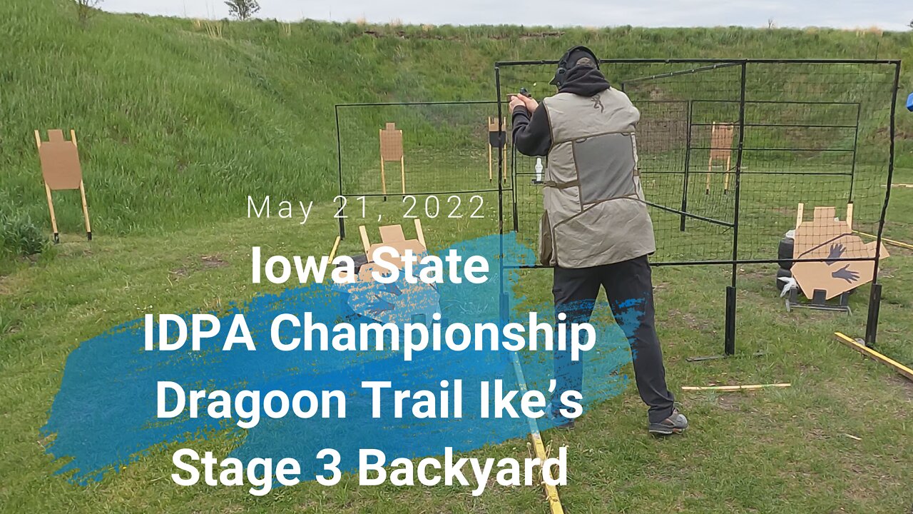 Iowa State IDPA Championship Stage 3 Backyard