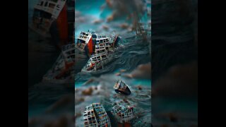 a sinking ship Animation