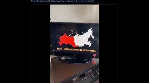 Russian TV #HACKED by #Anonymous