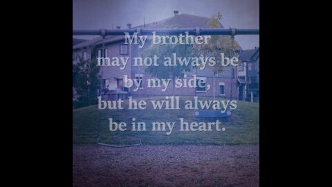 Brother by my side [GMG Originals]