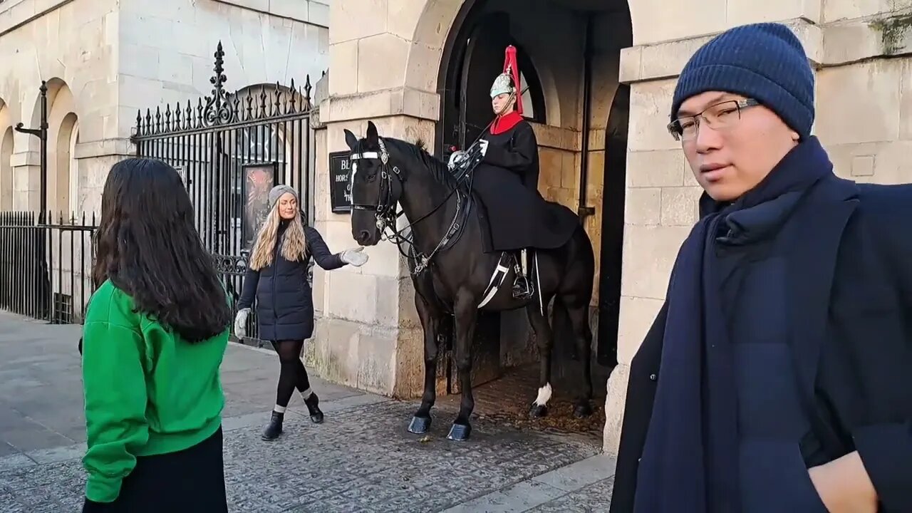 Annoying Disrespectful tourists #horseguardsparade