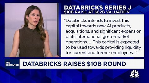 Databricks raises $10B in funding round