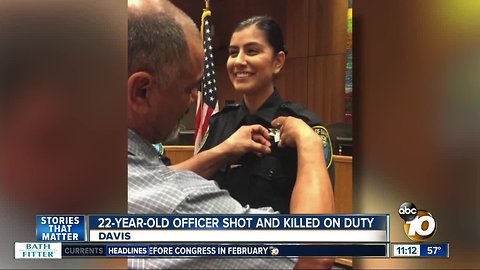 Young officer shot and killed on duty