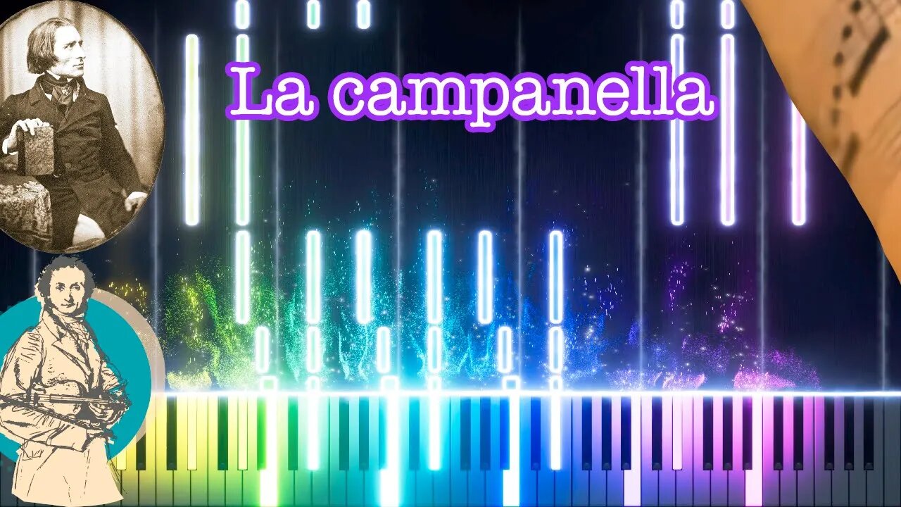 ✨GRAPHIC SHOW👀 - LA CAMPANELLA🔔 di PAGANINI🎻 - LISTZ🎹 - Piano Visual Art + SPARTITO GRATIS 🎼