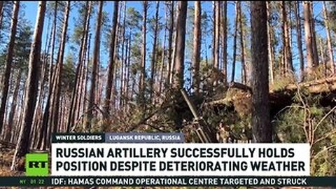 Russia’s artillery successfully holds positions despite winter conditions