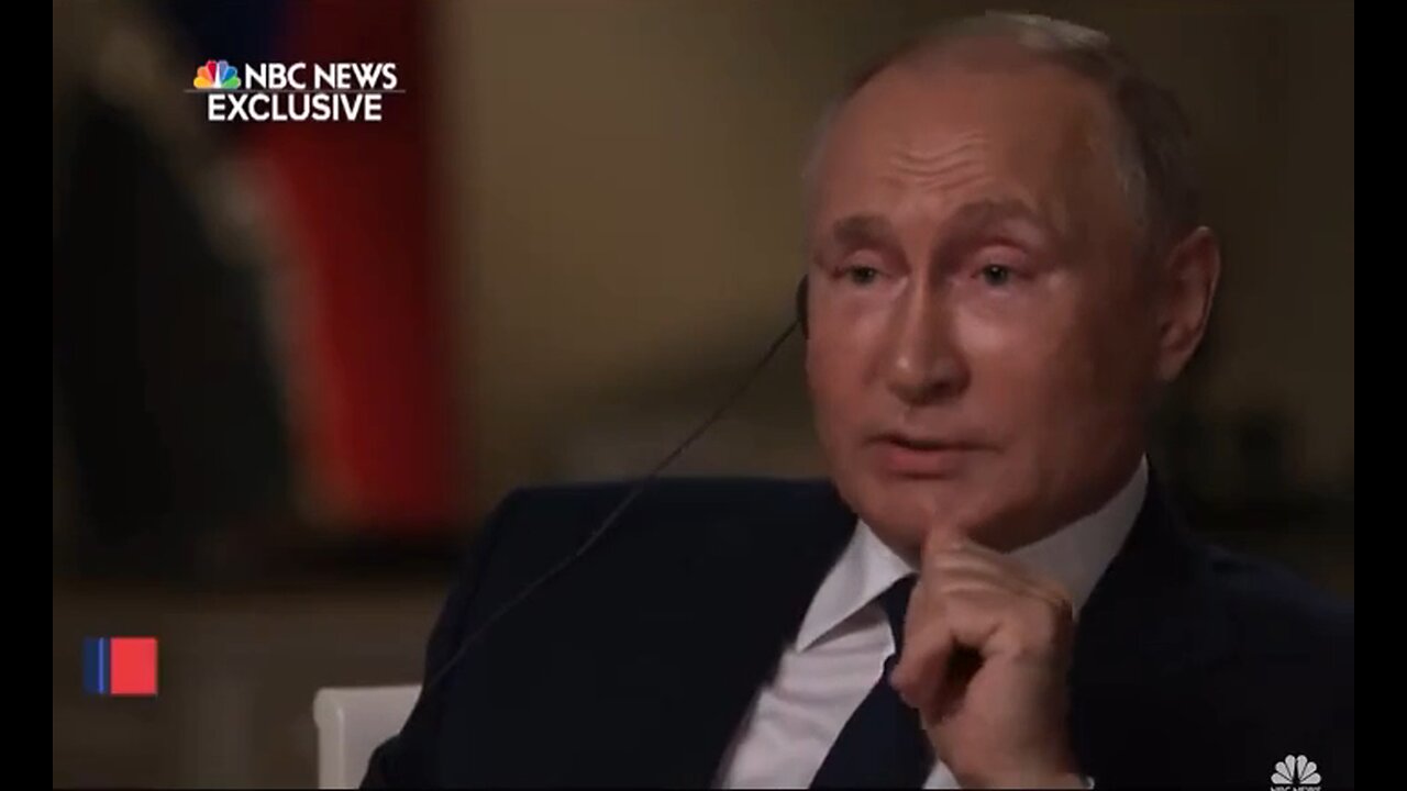 Putin was interviewed by NBC two and a half years ago & didn't go too well for NBC