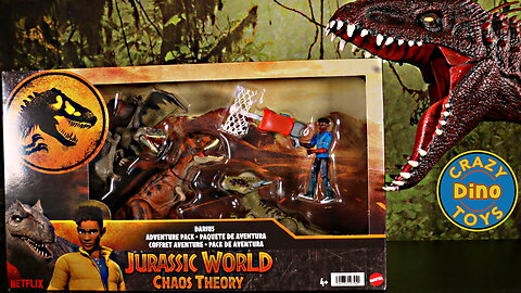 new Jurassic World Chaos Theory Darius Adventure Pack Unboxed Dinosaur Toys @Target Mattel