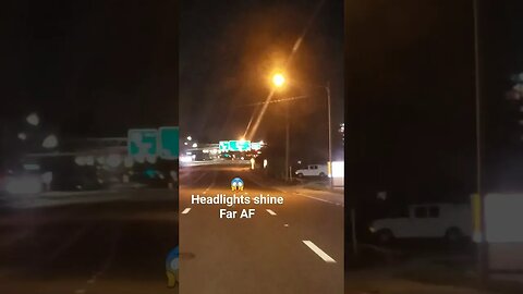 ever noticed how far headlights actually can light up those signs? 🛑