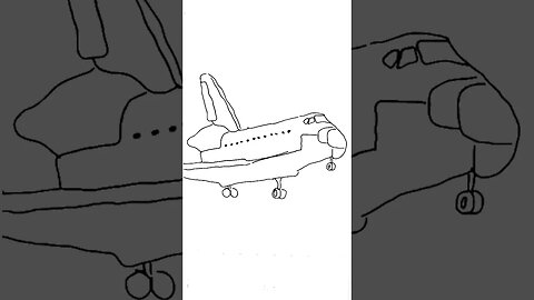 Drawing the Space Shuttle #drawing #art #doodles