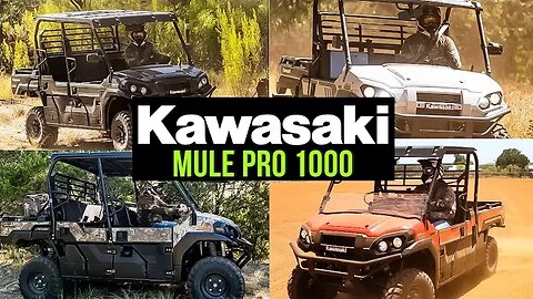 2024 Kawasaki MULE PRO 1000s - FXT FXR, FX HD