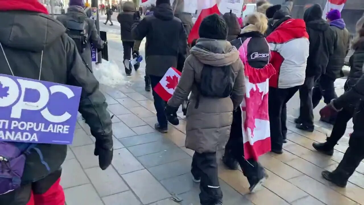 PPC March to the Hill - Freedom Convoy - Maxime Bernier