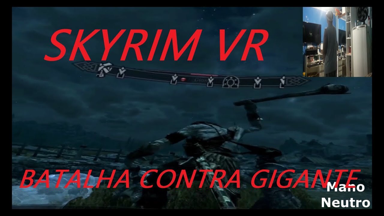 Derrotando gigante🏴‍☠️ em Skyrim