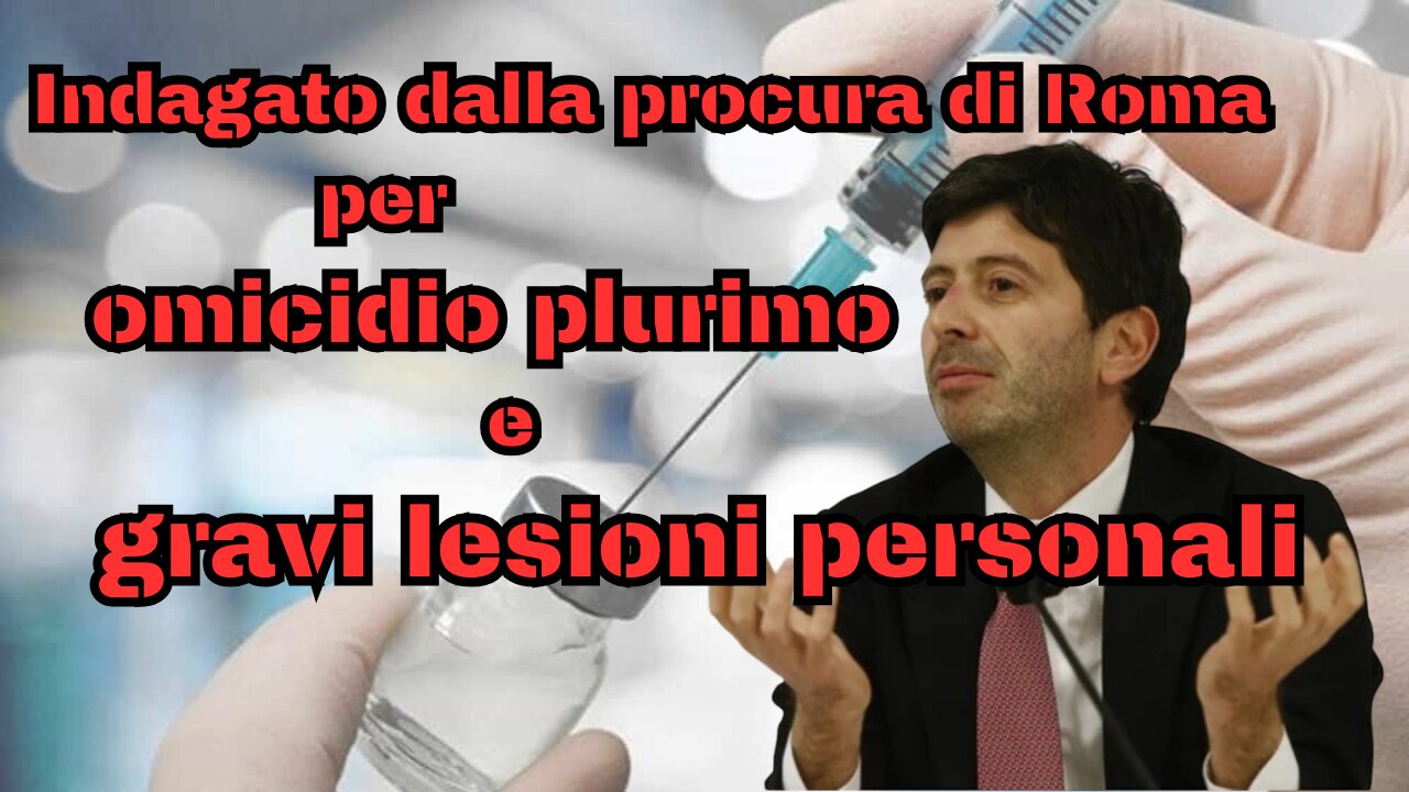 Roberto Speranza indagato per omicidio plurimo e gravi lesioni personali