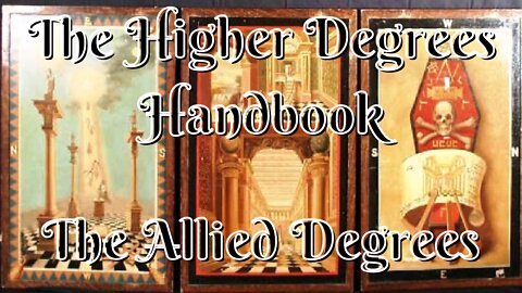 The Allied Degrees: The Higher Degrees Handbook By JSM Ward 6/11