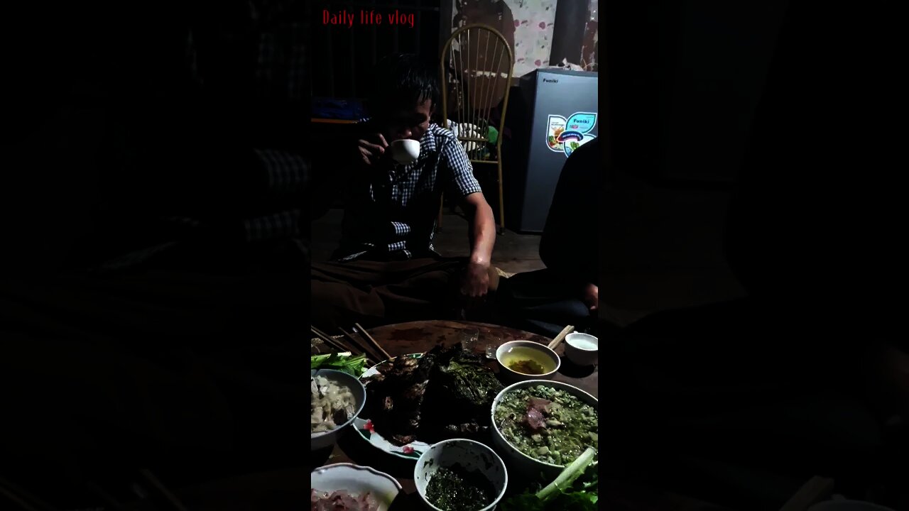 The brothers' special meal