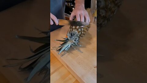 Cutting a Pineapple ASMR