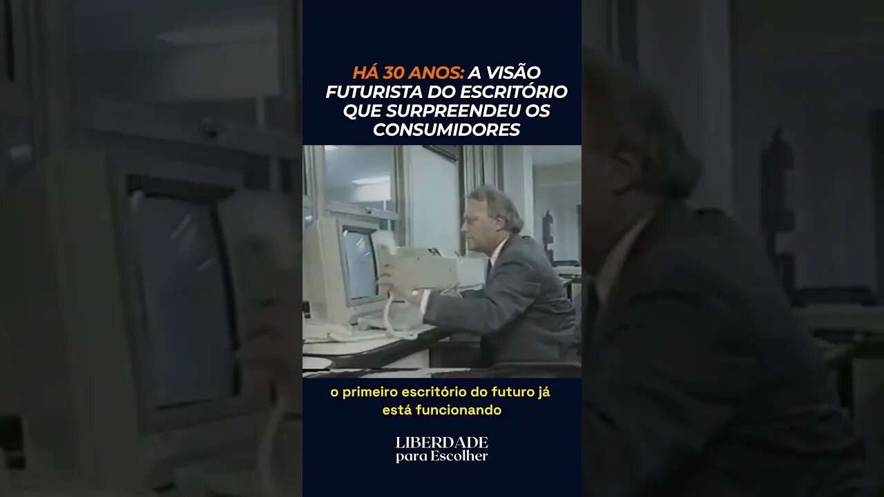 Escritório do Futuro: Como se imaginava o escritório há 30 anos atrás | #shorts #tecnologia #brasil