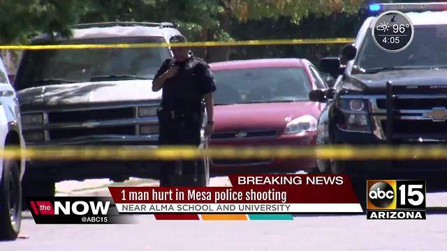 Family fight leads to man shot by Mesa police