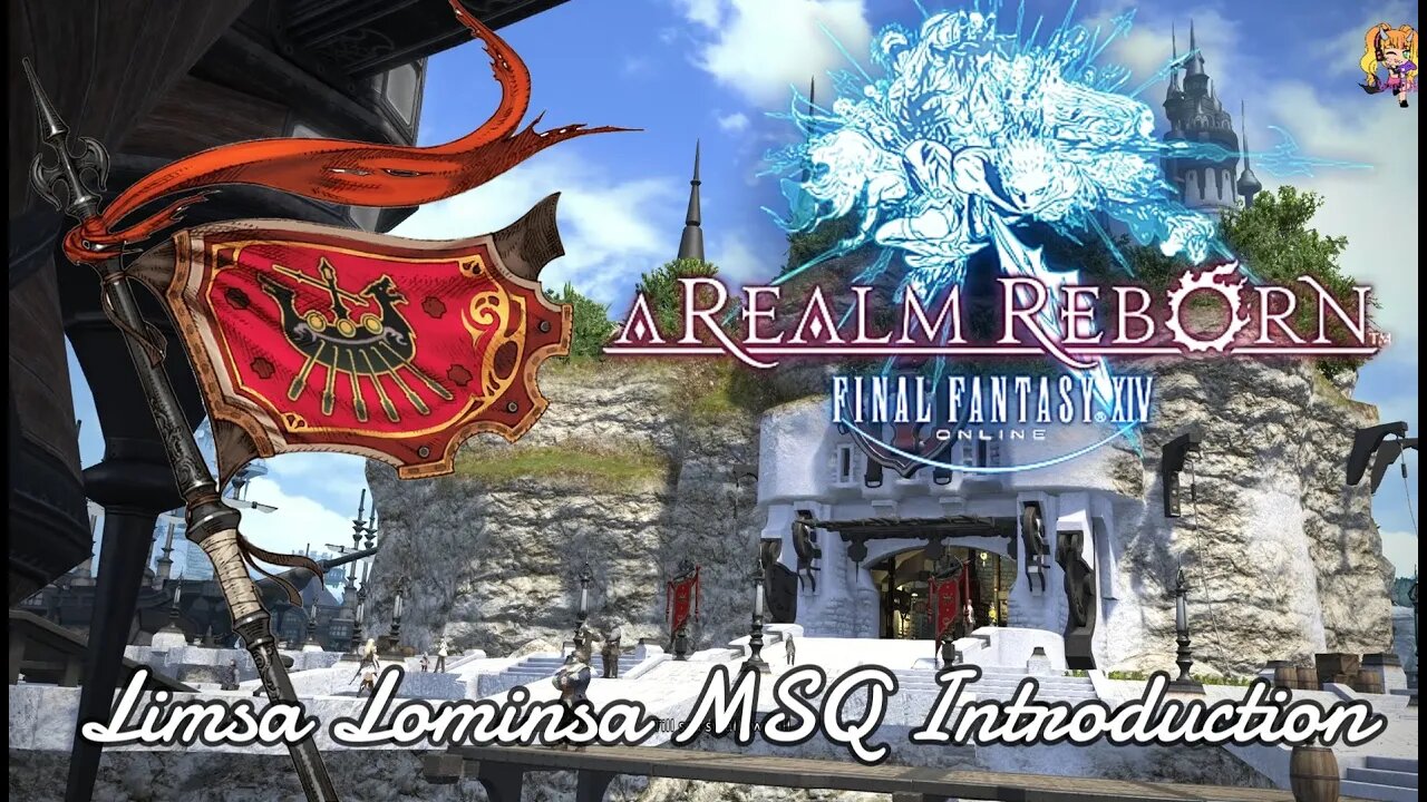 FF-XIV A Realm Reborn MSQ Cutscenes (Limsa Lominsa MSQ Intro) (Part 1)