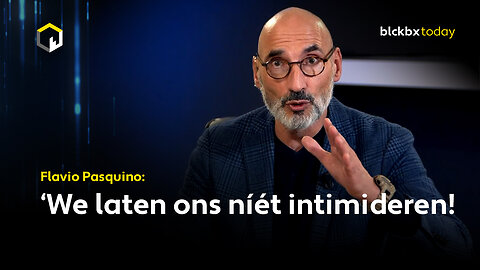 ‘We laten ons niet intimideren!’ - Flavio Pasquino