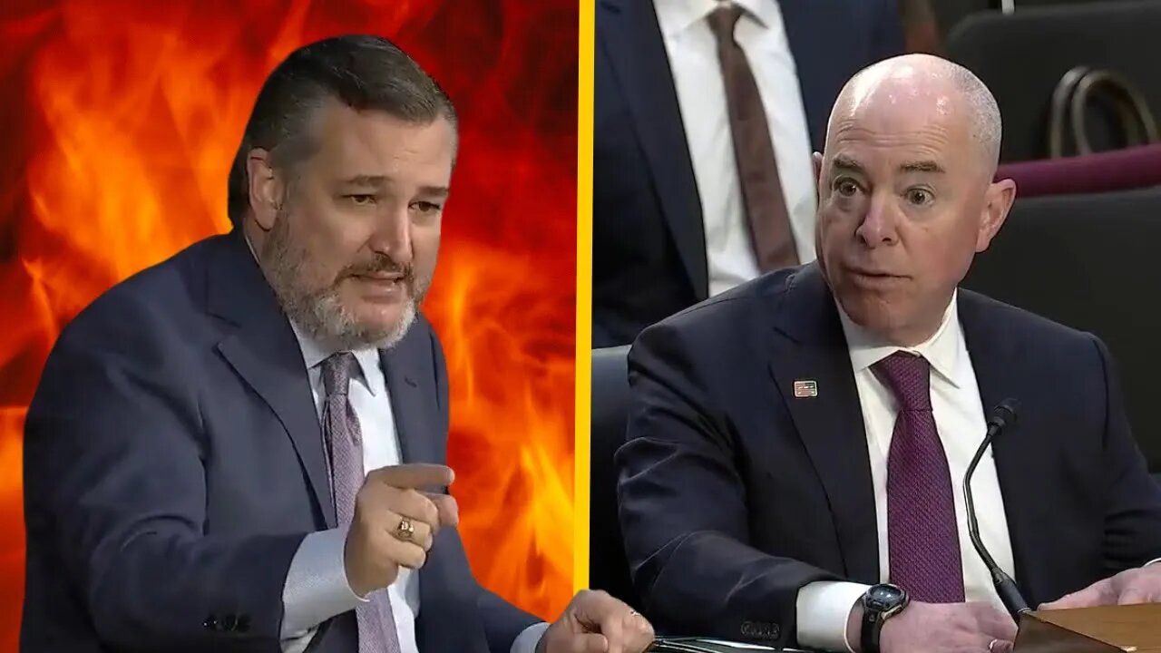 EXPLOSIVE: Cruz Leaves Mayorkas in SHOCK During FIERY Immigration Debate