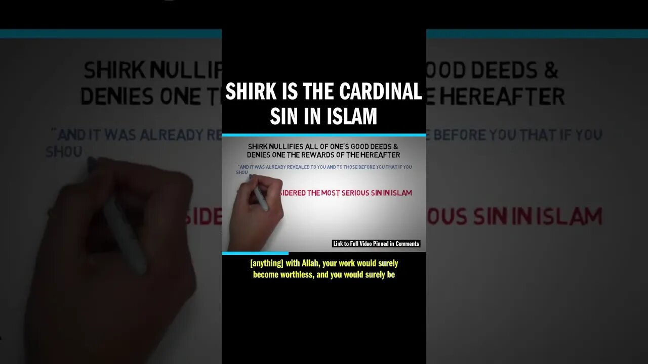 Shirk is the Cardinal SIN in Islam