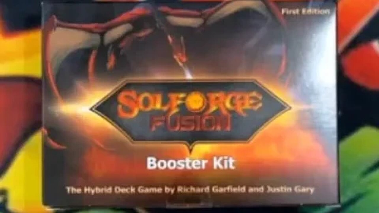 Opening up a Sol Forge Booster Kit by Richard Garfield