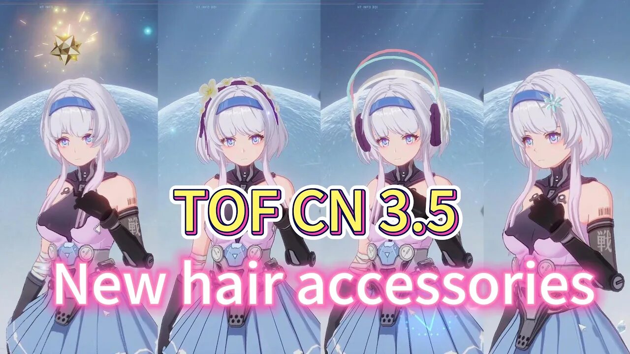 CN 3.5 New hair accessories Tower of Fantasy 幻塔