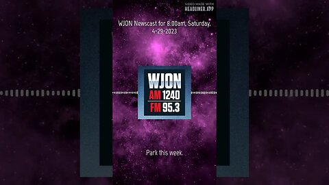 WJON Newscast for 8:00am, Saturday, 4-29-2023