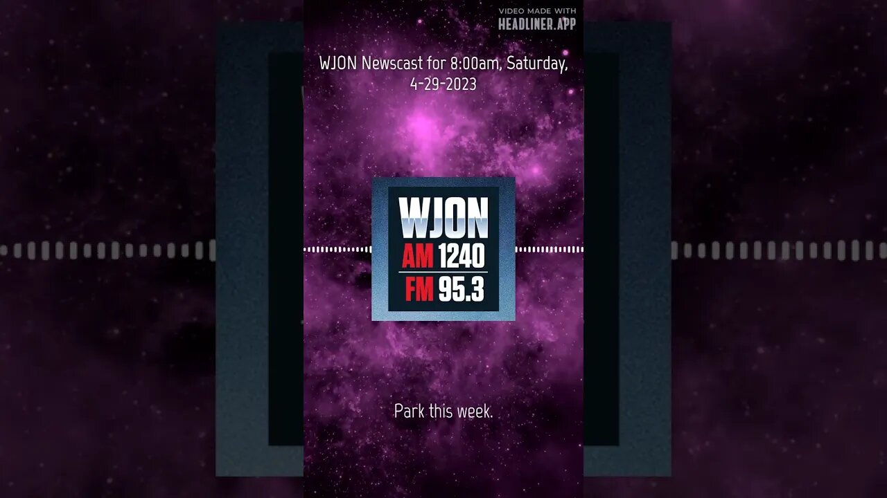 WJON Newscast for 8:00am, Saturday, 4-29-2023
