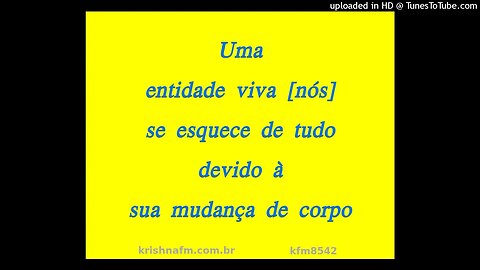 Uma entidade viva [nós] se esquece de tudo devido à sua mudança de corpo kfm8542