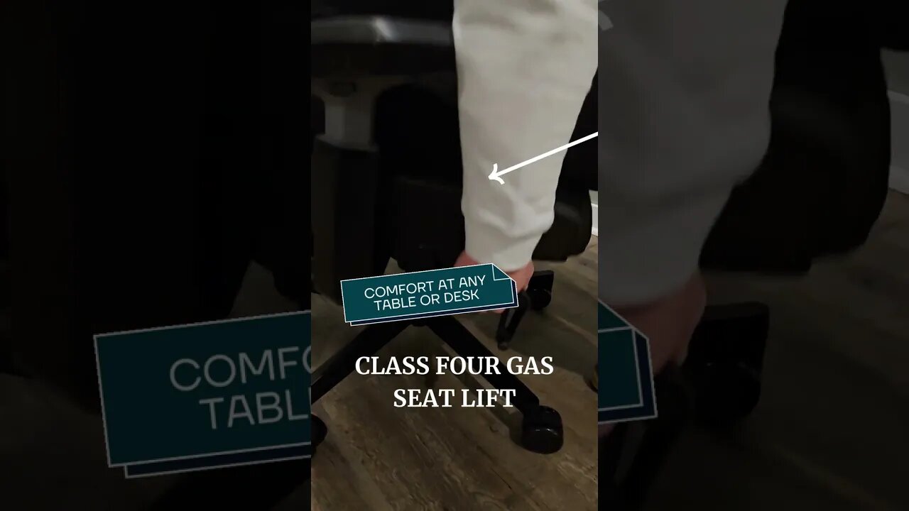 Ergonomic Features - Gas Seat Lift #gamingchair #officechair #taskchair #ergonomicchair