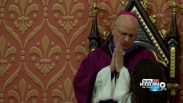 Bishop Weisenburger led his first official mass in Tucson