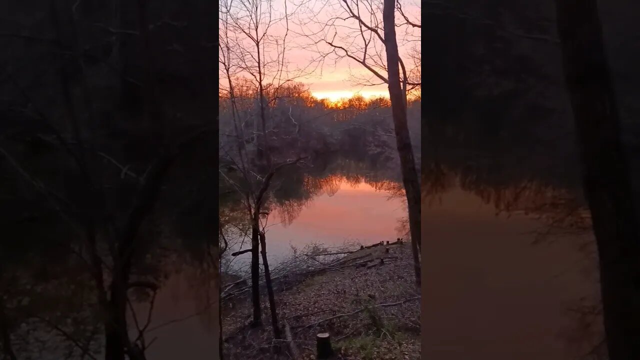 Binary sunset over the homestead