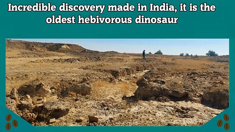 Incredible discovery made in India, it is the oldest hebivorous dinosaur